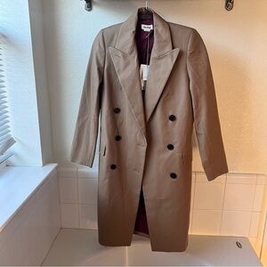 Tan Double-Breasted Women's Trench Coat Zadig & Voltaire